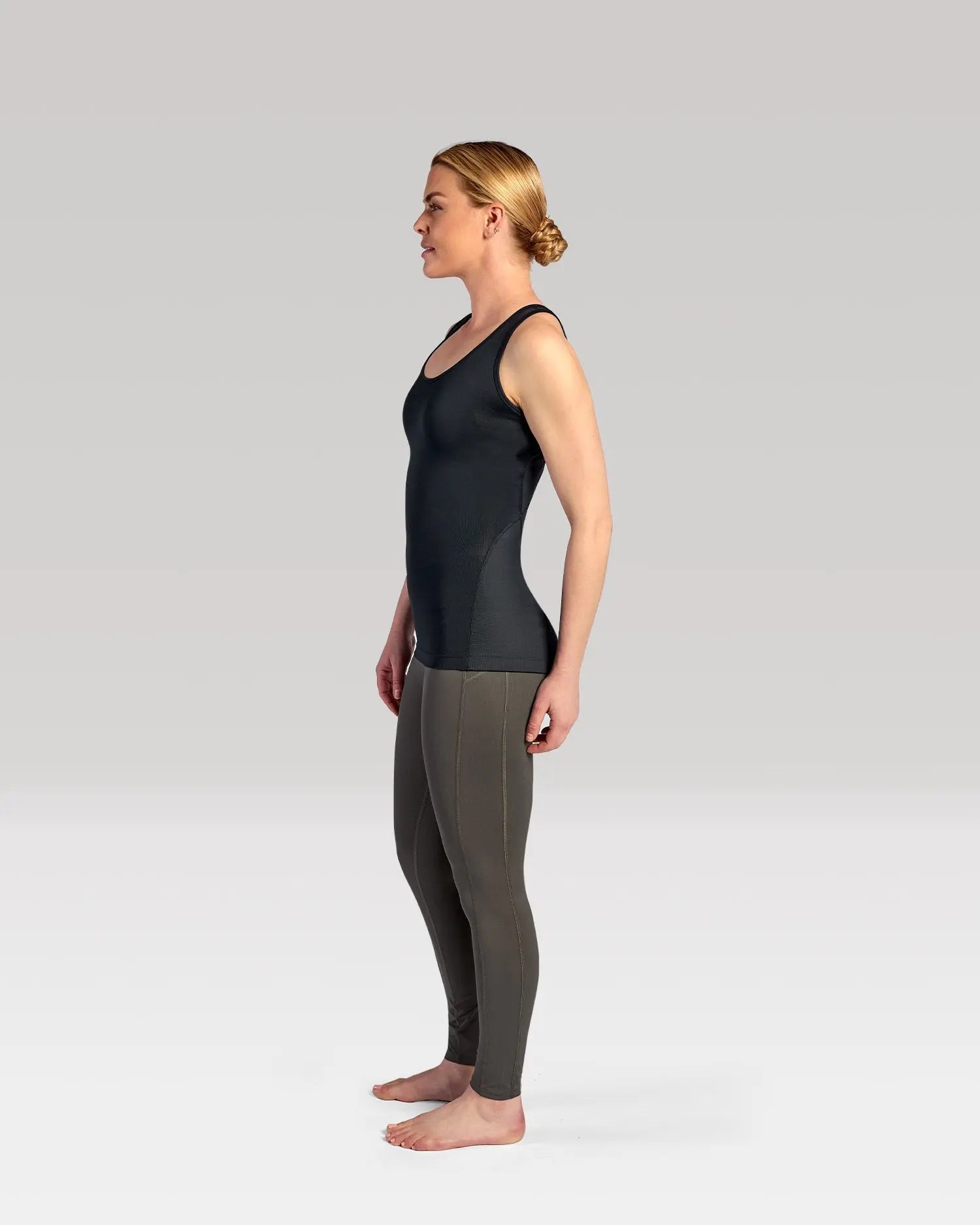 ProGrade™ Base Layer Lower Back Support Compression Tank (Women) - back - DGS