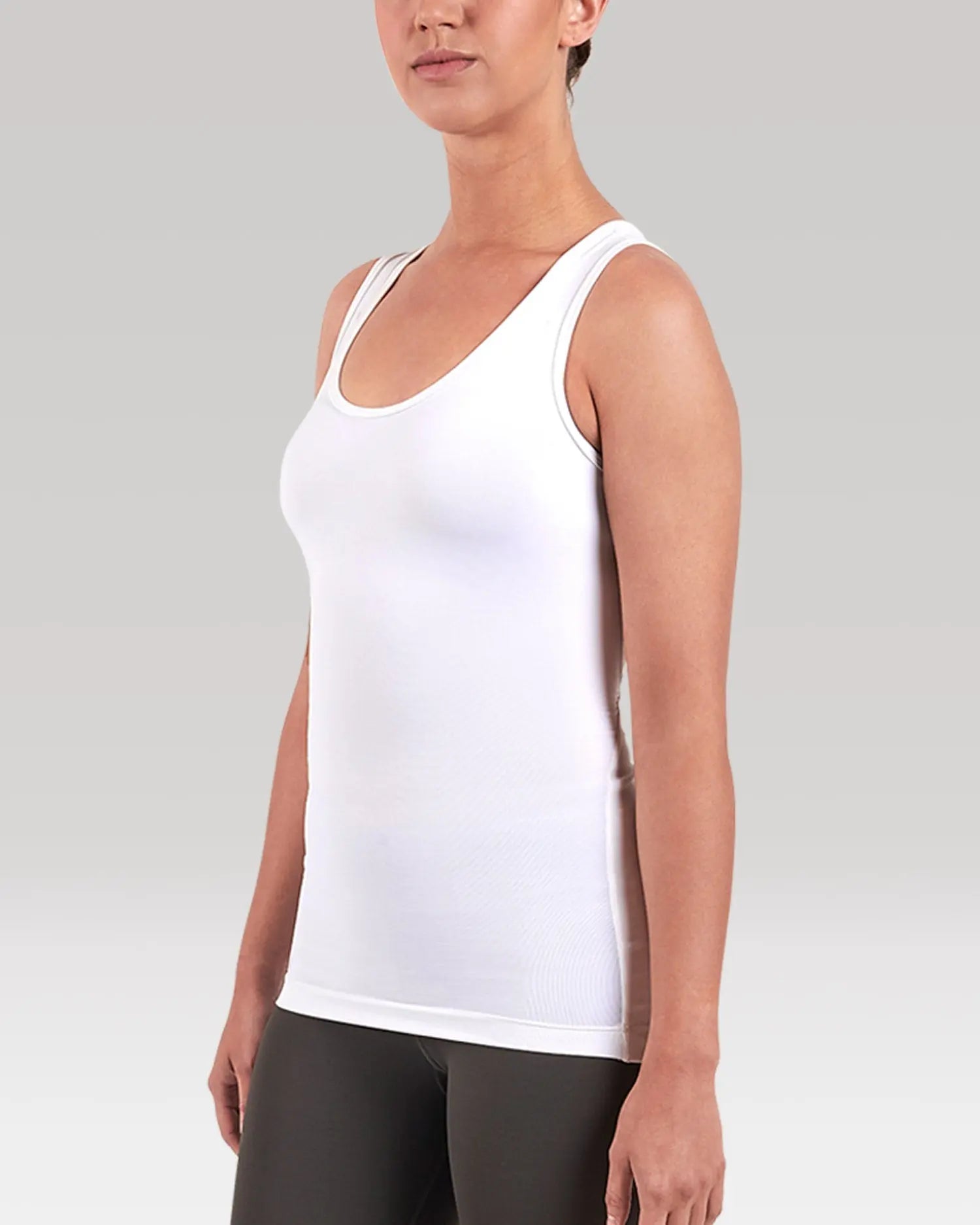 ProGrade™ Base Layer Lower Back Support Compression Tank (Women) - back - DGS